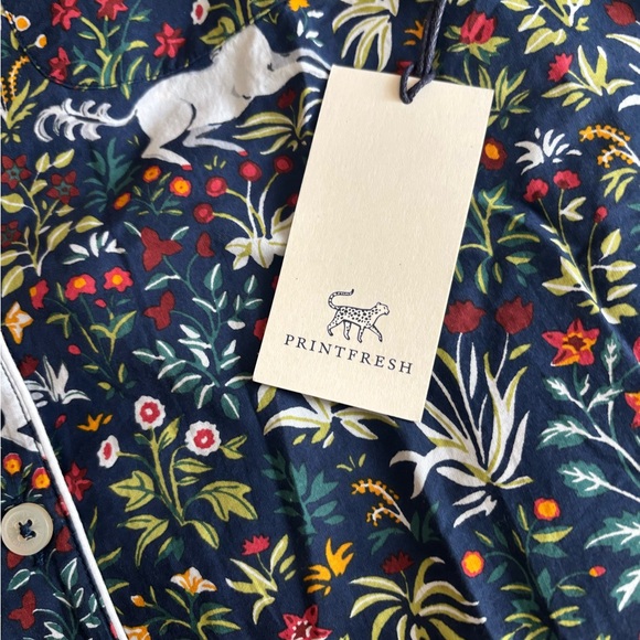 Printfresh Unicorn Garden Pajama TOP ONLY - Picture 4 of 5